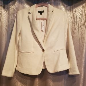 NWT Anna Taylor Ivory Blazer